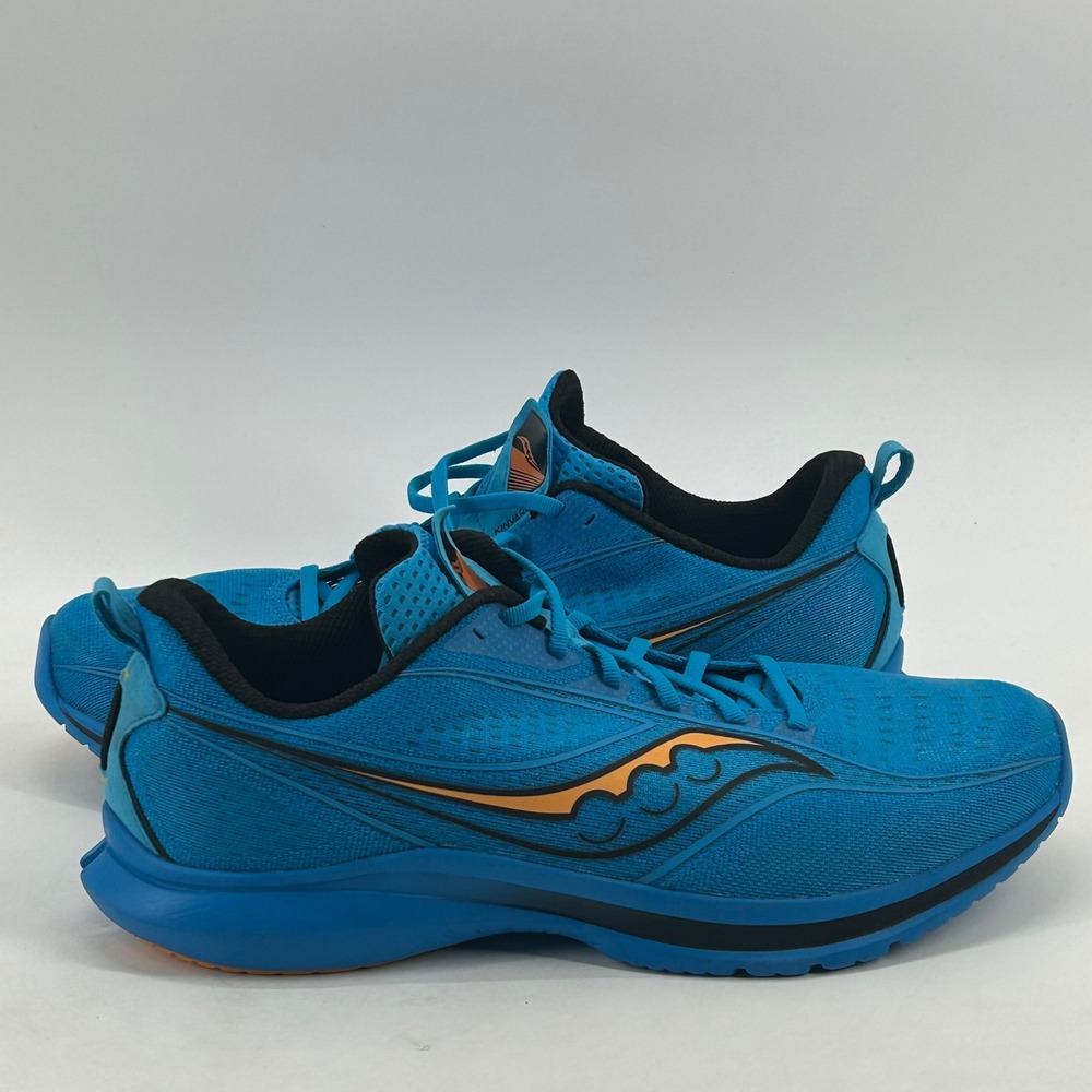 Saucony Kinvara 13 Running Shoes Mens 12.5 Blue Orange S20723-32 Lightweight